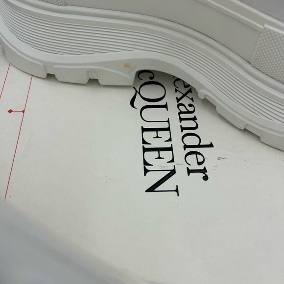 Men's Alexander, McQueen tread slick graffiti sneakers, size 46 made in Italy - Picture 8 of 13